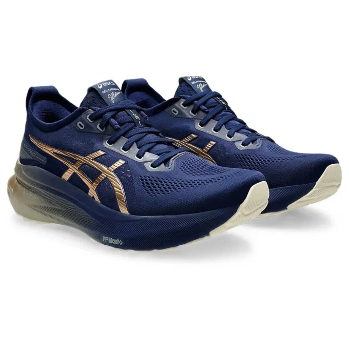 Adidași Gel-Kayano 31 „Navy Gold Silver”