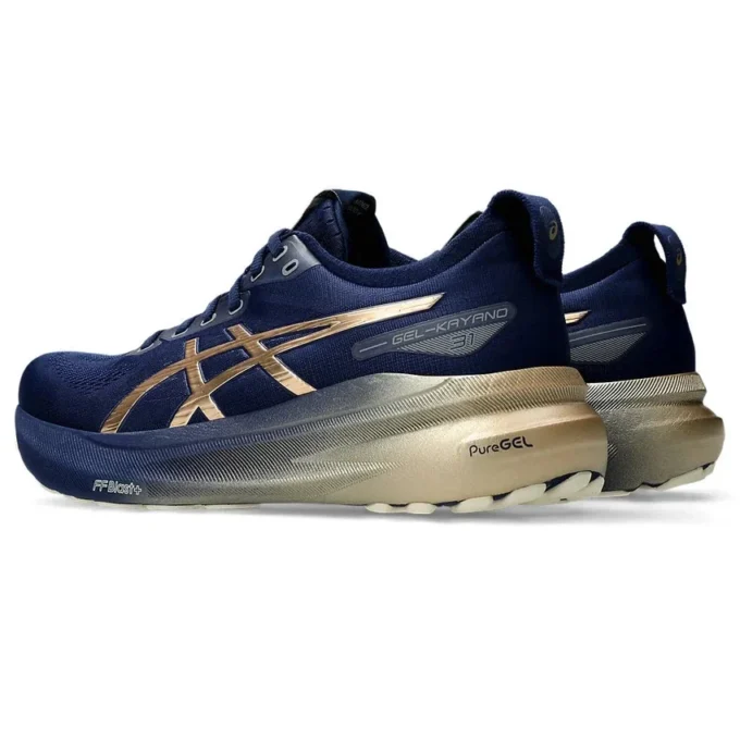 Adidași Gel-Kayano 31 „Navy Gold Silver”