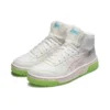 Adidași unisex Court Mz-Hi cu talpă înaltă Alb/Verde