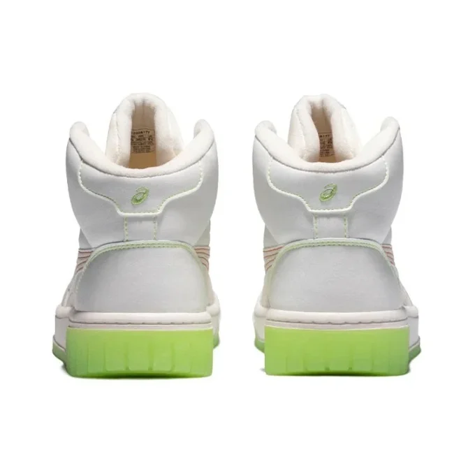 Adidași unisex Court Mz-Hi cu talpă înaltă Alb/Verde