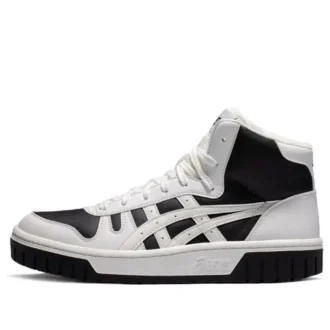 Adidași unisex Court Mz-Hi cu toc înalt Alb/Negru
