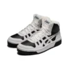 Adidași unisex Court Mz-Hi cu toc înalt Alb/Negru