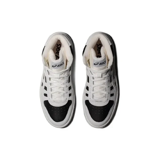 Adidași unisex Court Mz-Hi cu toc înalt Alb/Negru