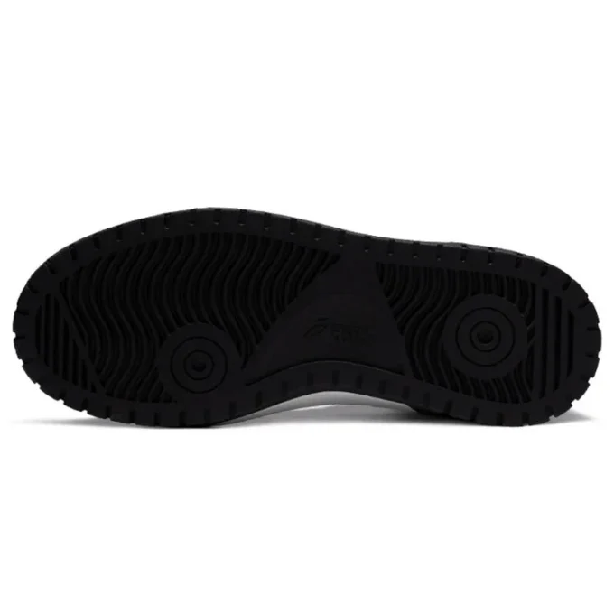 Adidași unisex Court Mz-Hi cu toc înalt Alb/Negru