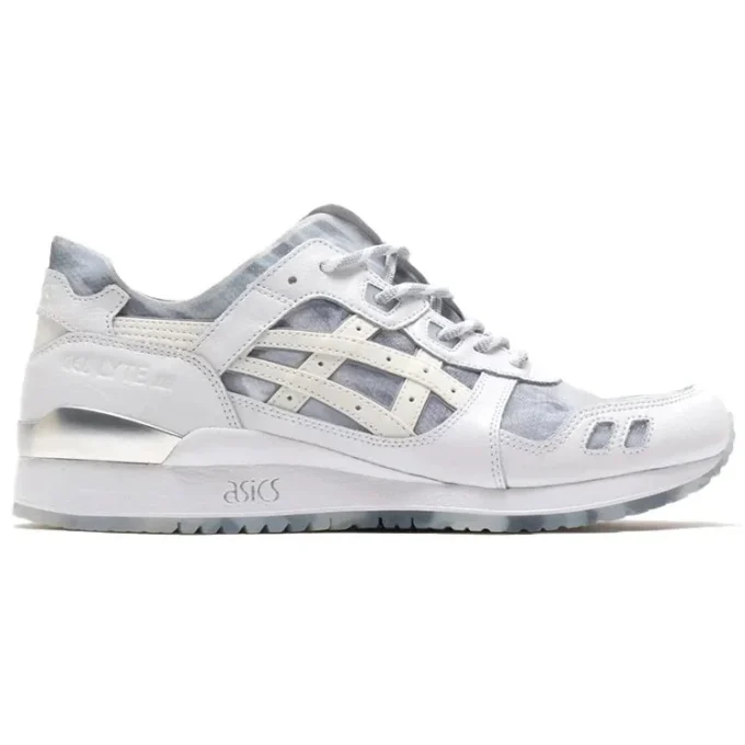 Asics x atmos Gel-Lyte 3 „NEXKIN – Alb argintiu camuflaj”