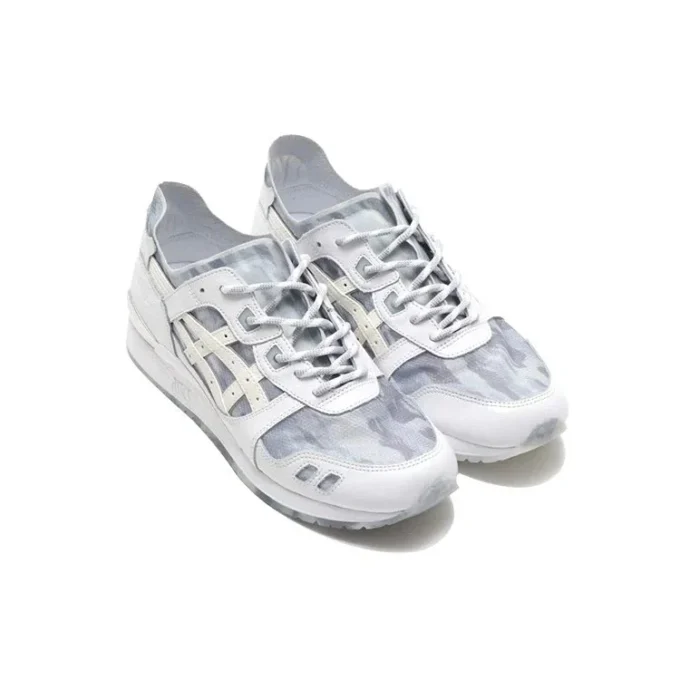 Asics x atmos Gel-Lyte 3 „NEXKIN – Alb argintiu camuflaj”