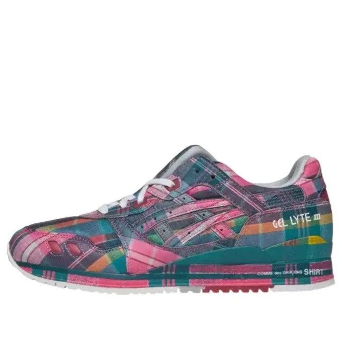 Asics x COMME des GARCONS SHIRT Gel-Lyte III „07 Remastered” „Pink Plaid”