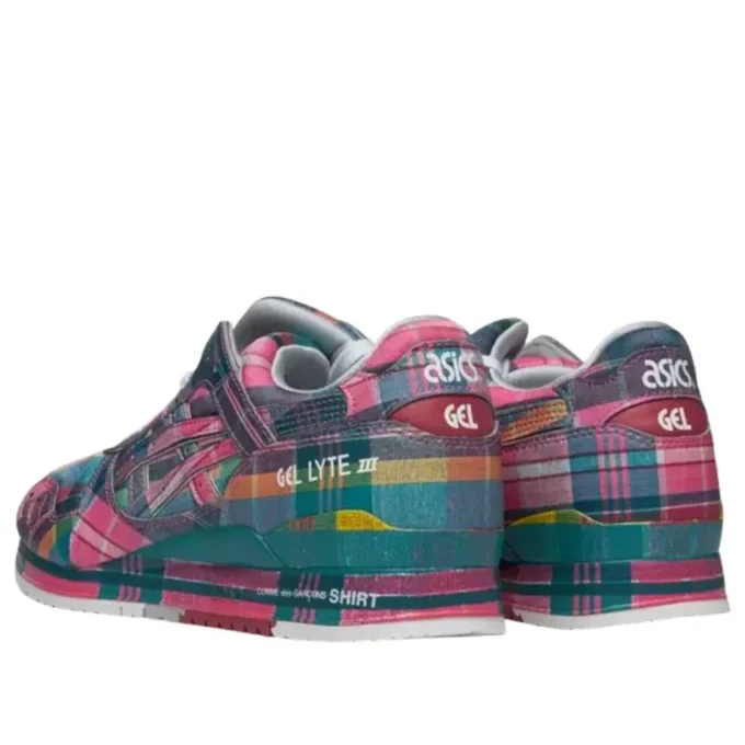 Asics x COMME des GARCONS SHIRT Gel-Lyte III „07 Remastered” „Pink Plaid”