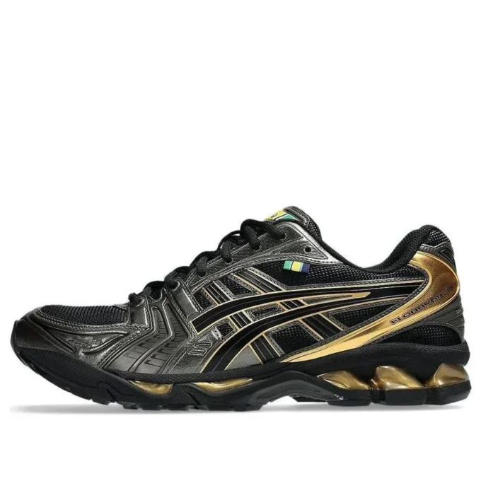Asics x SENNA Gel-Kayano 14 „Black Pure Gold”