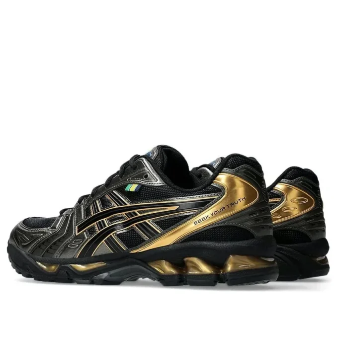 Asics x SENNA Gel-Kayano 14 „Black Pure Gold”