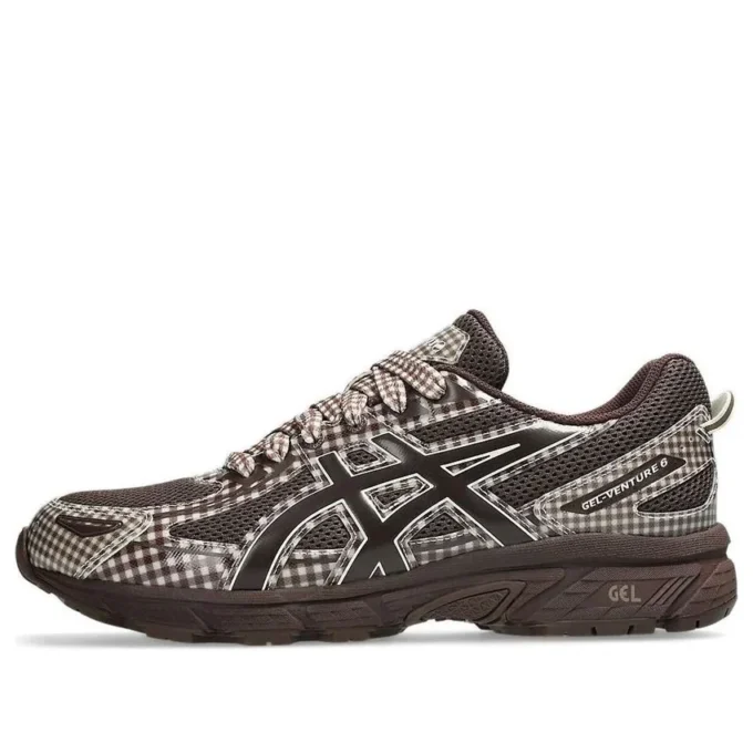 Asics x Story mfg. Gel-Venture 6 „Reddish Brown Gingham”