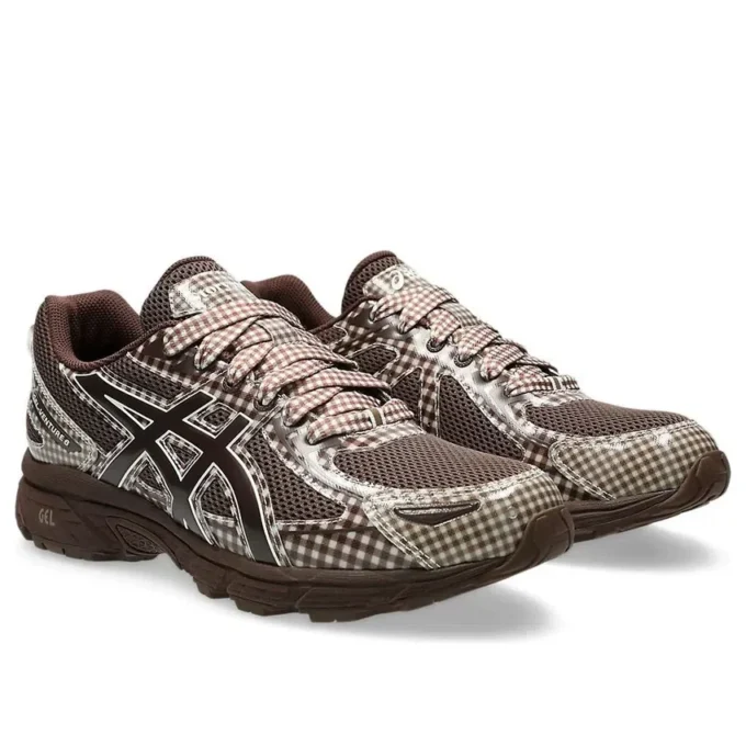 Asics x Story mfg. Gel-Venture 6 „Reddish Brown Gingham”