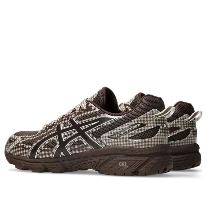 Asics x Story mfg. Gel-Venture 6 „Reddish Brown Gingham”