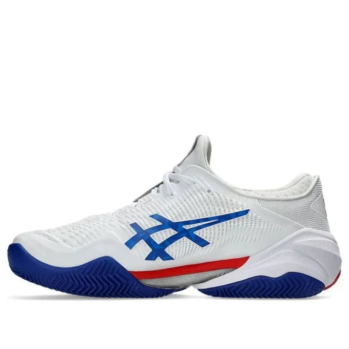 Court FF 3 Novak Clay „Paris White Asics Blue”