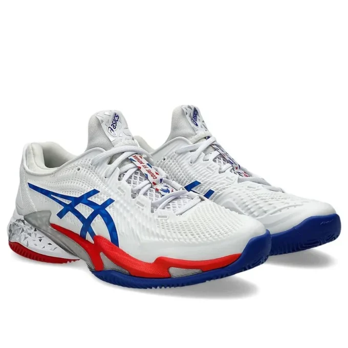 Court FF 3 Novak Clay „Paris White Asics Blue”