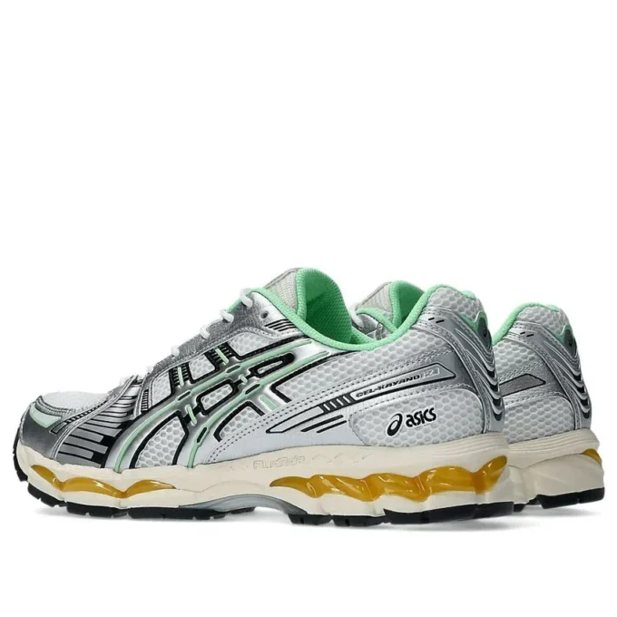 Gel-Kayano 12.1 „Silver Green Orange”
