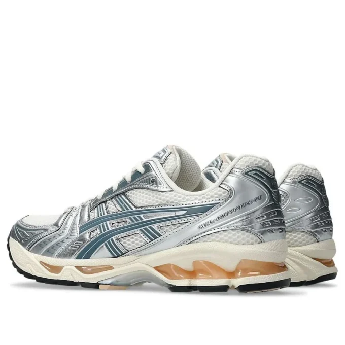 Gel-Kayano 14 „Birch Pure Silver Teal Gold”