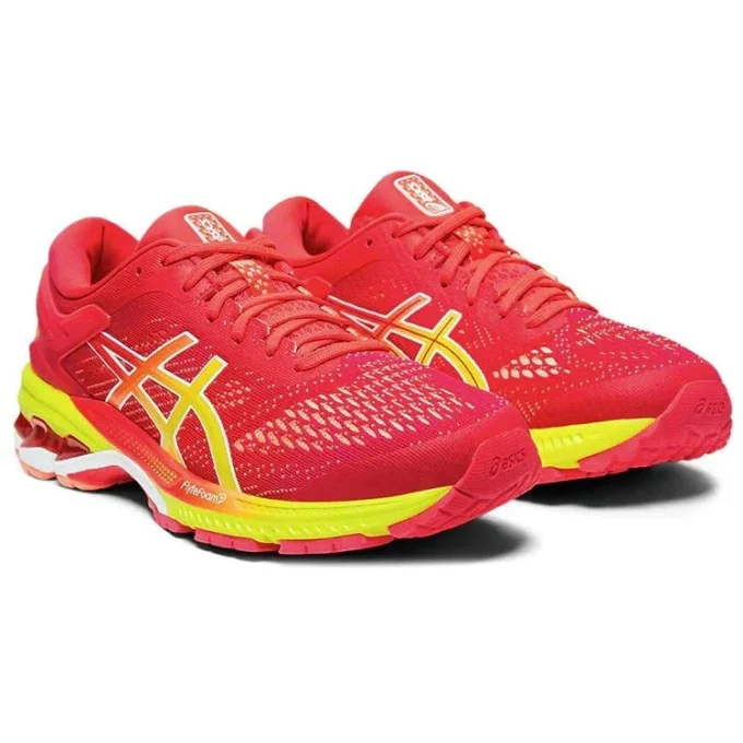 Gel-Kayano 26 „Arise – Laser Pink Sour Yuzu”