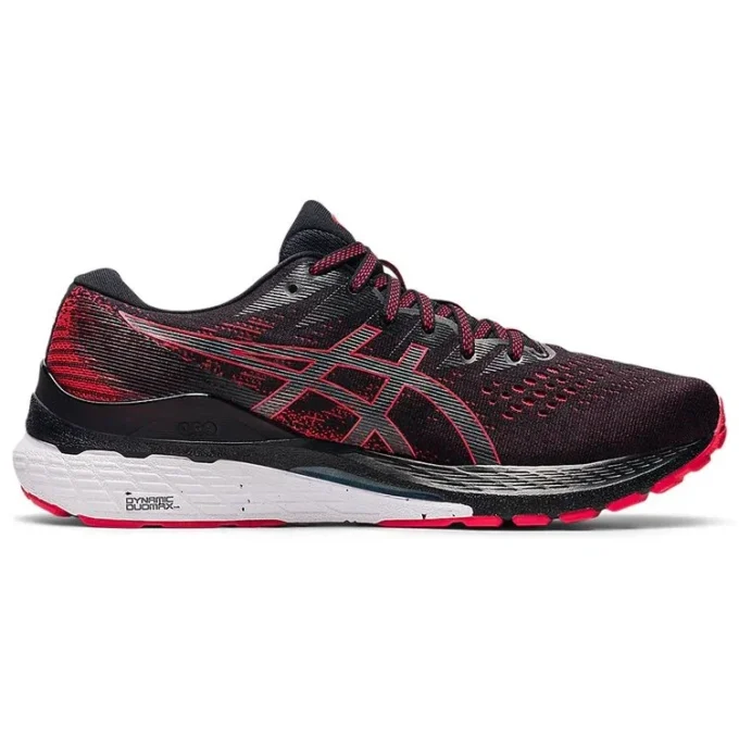 Gel-Kayano 28 4E Wide „Black Electric Red”