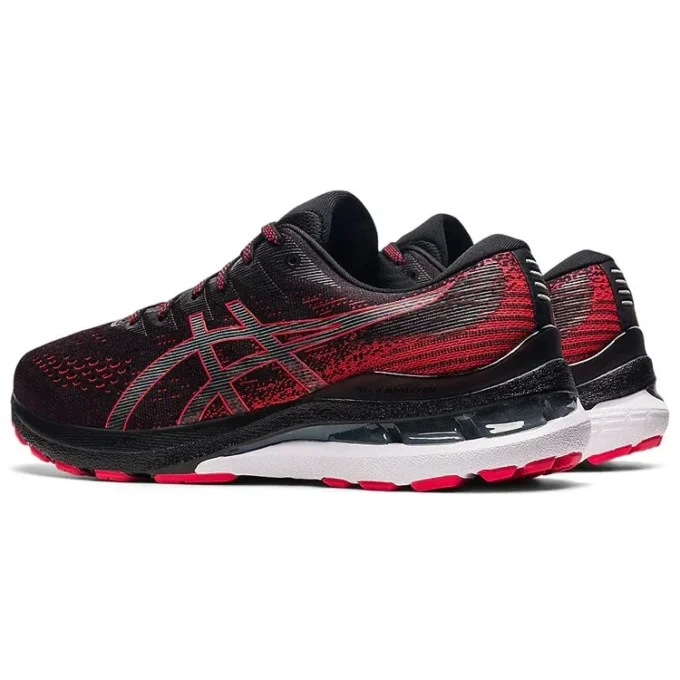 Gel-Kayano 28 4E Wide „Black Electric Red”