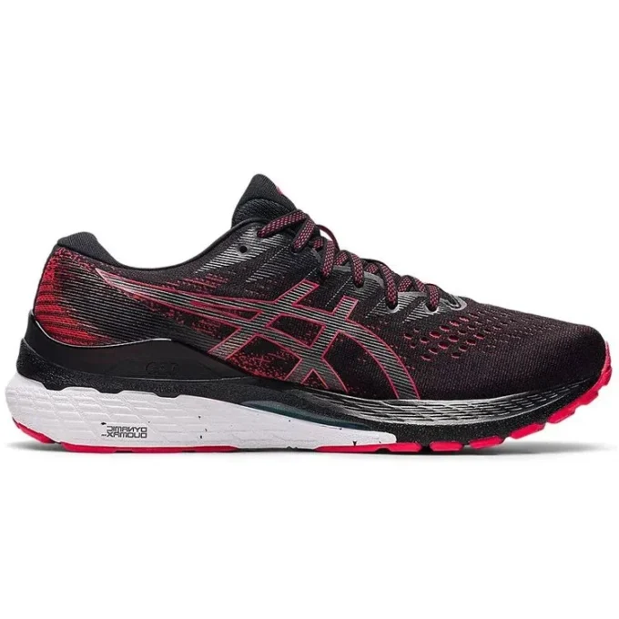 Gel-Kayano 28 „Black Electric Red”