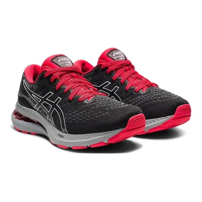 Gel-Kayano 28 „Black Electric Red”