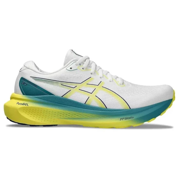 Gel-Kayano 30 „Alb Galben Strălucitor”