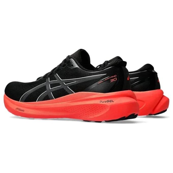 Gel-Kayano 30 „Black Sunrise Red”