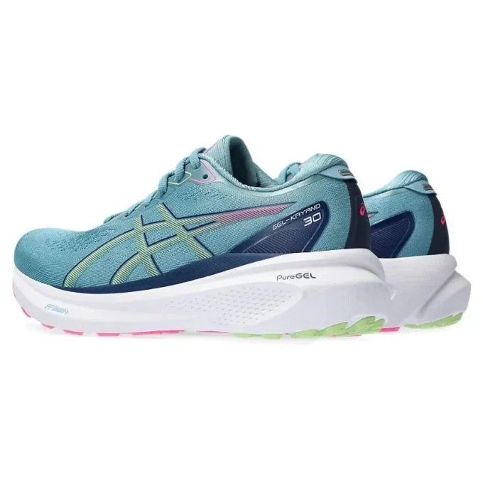 Gel-Kayano 30 „Gris Blue Lime Green”