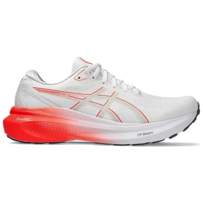 Gel-Kayano 30 „White Sunrise Red”