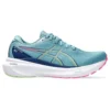 Gel-Kayano 30 Wide „Gris Blue Lime Green”