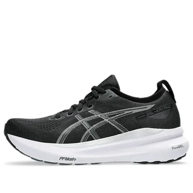 Gel-Kayano 31 „Black Pure Silver”