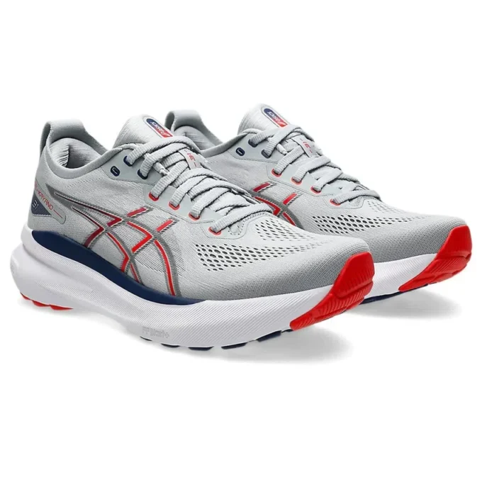 Gel-Kayano 31 „Gri Piemont Roșu aprins”