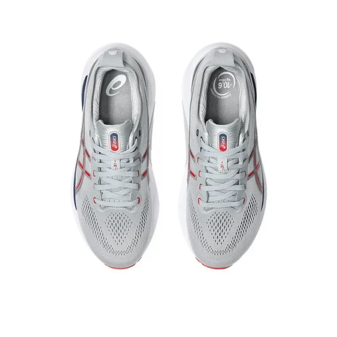 Gel-Kayano 31 „Gri Piemont Roșu aprins”