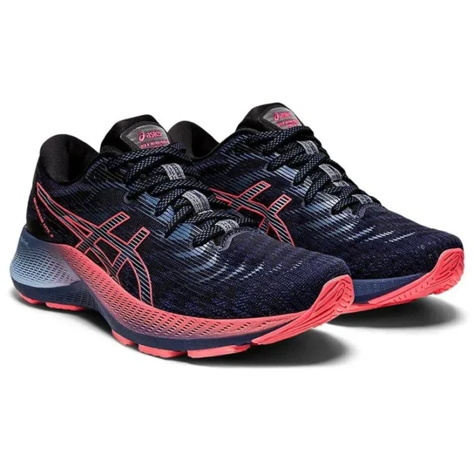 Gel-Kayano Lite 2 „Thunder Blue Blazing Coral”