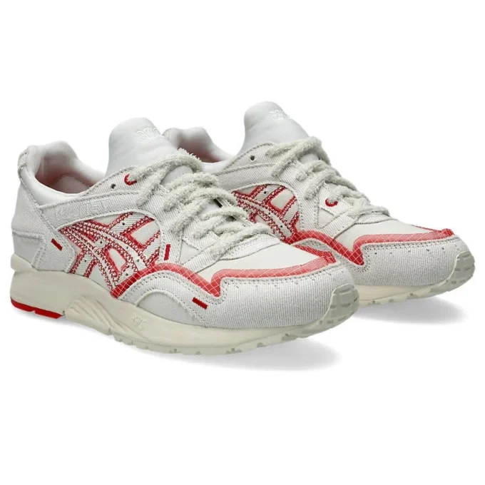 Gel-Lyte V x Kirch Incomplete „Cream Fiery Red”