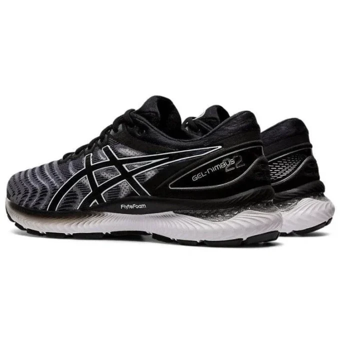 Gel-Nimbus 22 Wide „White Black”