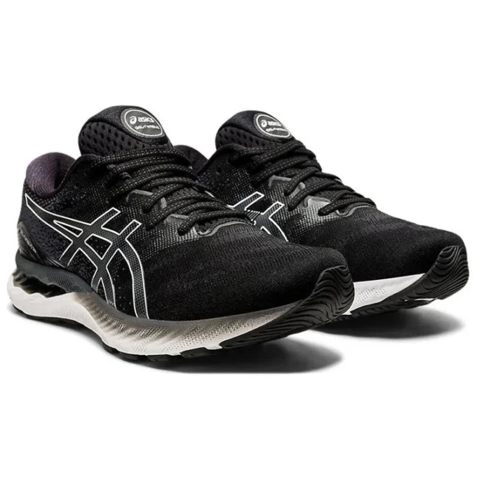 Gel-Nimbus 23 2E Wide „Negru Alb”