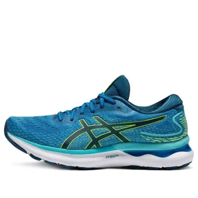 Gel-Nimbus 24 2E Wide „Lake Drive Hazard Green”