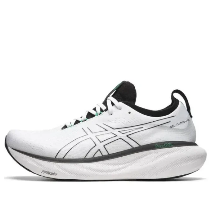 Gel-Nimbus 25 „Alb Negru Verde”