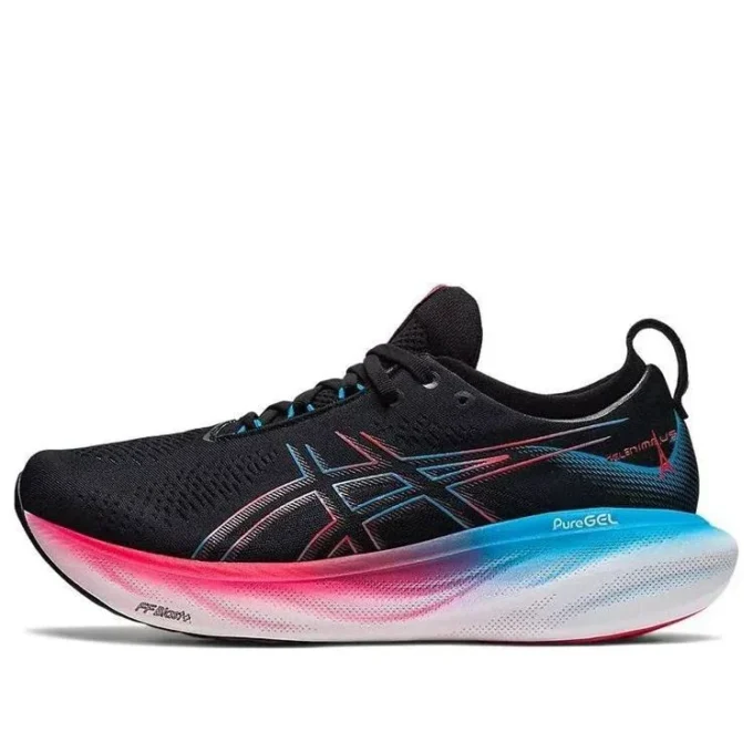 Gel-Nimbus 25 „Negru-Roșu Electric”