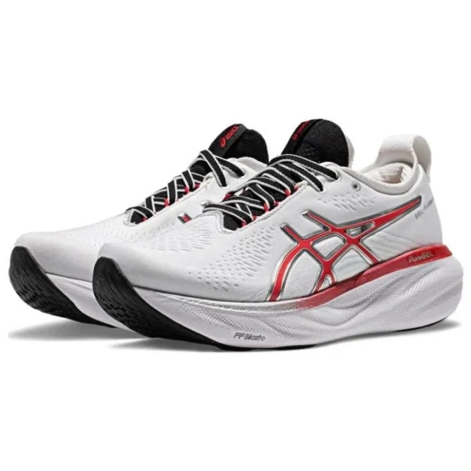 Gel-Nimbus 25 „White Classic Red”