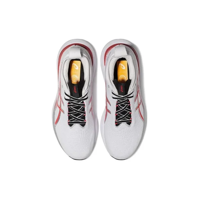 Gel-Nimbus 25 „White Classic Red”