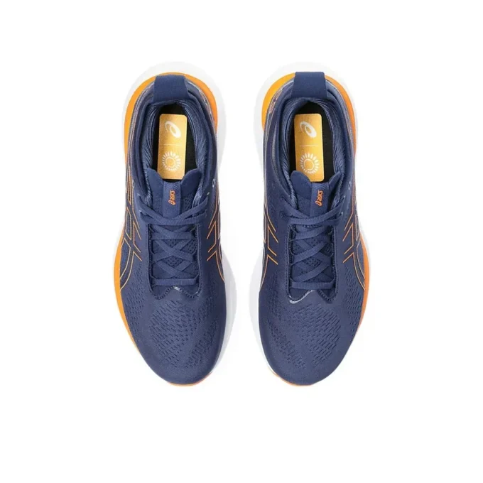 Gel-Nimbus 25 Wide „Deep Ocean Bright Orange”