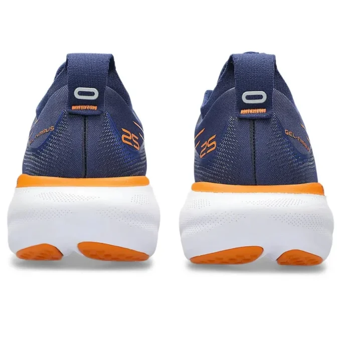 Gel-Nimbus 25 Wide „Deep Ocean Bright Orange”