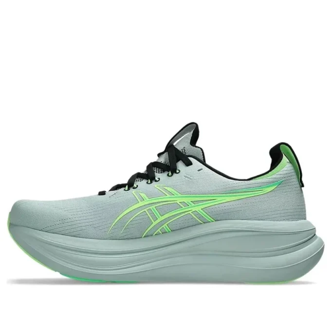 Gel-Nimbus 28 4E Extra Wide „Cold Moss Illuminate Green”