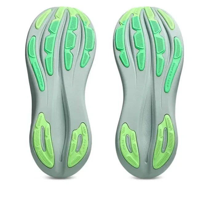 Gel-Nimbus 28 4E Extra Wide „Cold Moss Illuminate Green”