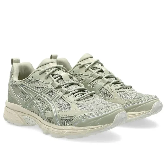 GEL-Nunobiki „Dried Leaf Green Pure Silver”