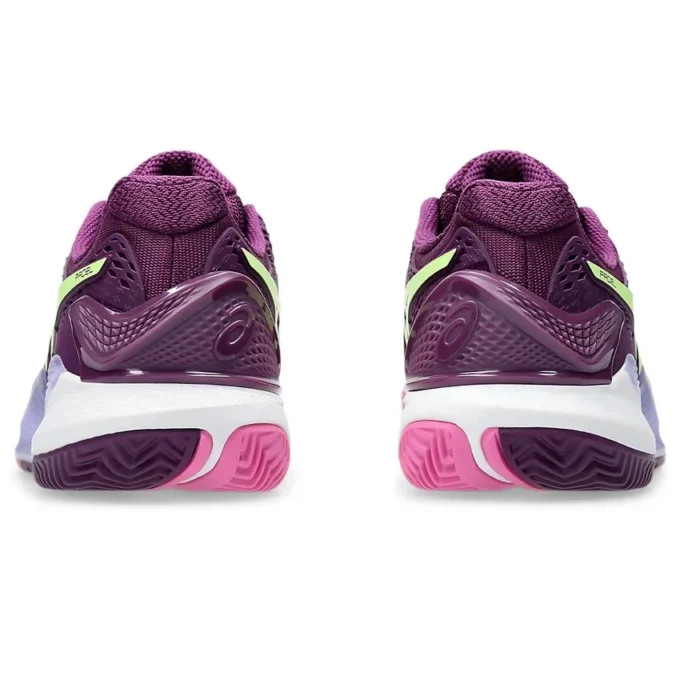 GEL-Resolution 9 Padel „Deep Mauve Lime Green”