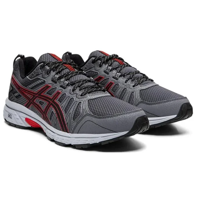 GEL-Venture 7 4E Wide „Negru Clasic Roșu”